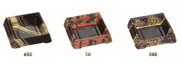 折膳の質感とシャープな角