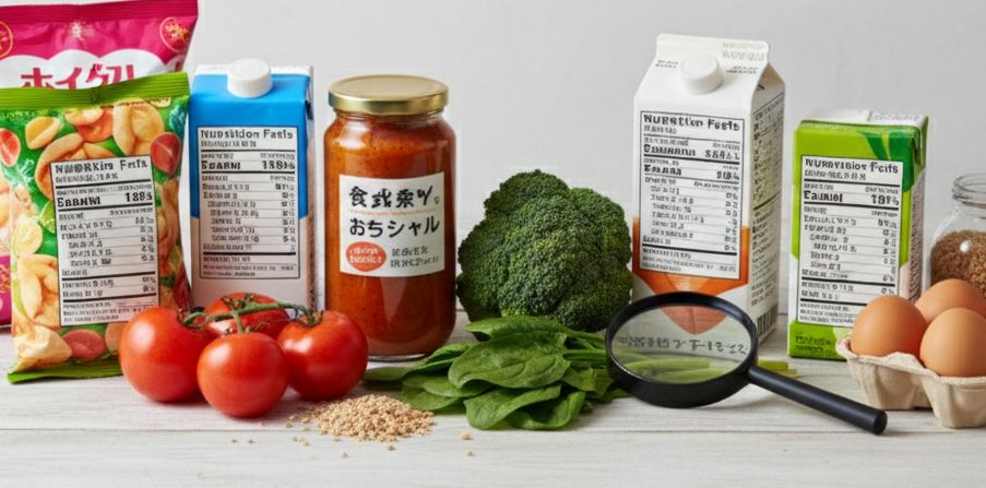 食品ラベルと安心の食材